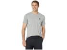 Nike Nsw Embroidered Futura V-neck Tee (dark Grey Heather/black) Men's Short Sleeve Pullover