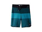 Quiksilver Kids Highline Tijuana Scallop 17 Boardshorts (big Kids) (typhoon) Boy's Swimwear