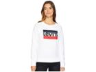 Levi's(r) Womens Classic Crew Sweatshirt (sportswear Logo Crew White Graphic) Women's Sweatshirt