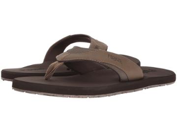 Flojos Alex (khaki) Men's Toe Open Shoes