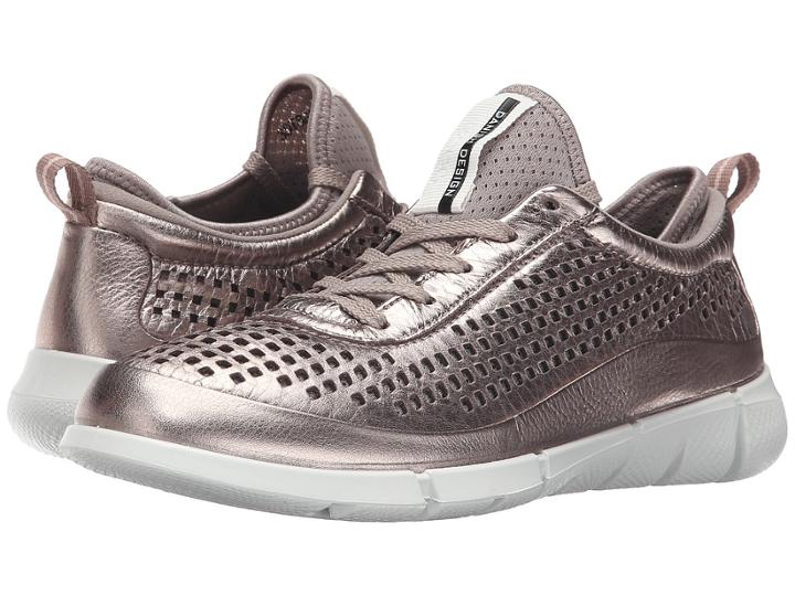 Ecco Sport Intrinsic Sneaker (warm Grey Metallic) Women's Walking Shoes