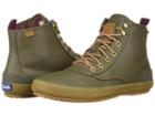 Keds Scout Boot Splash Canvas Wax (olive) Women's Lace-up Boots