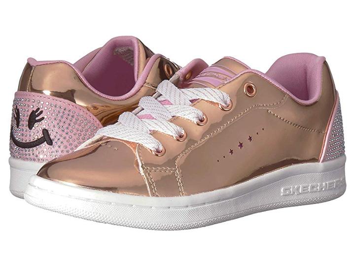 Skechers Kids Omne 84449l (little Kid/big Kid) (rose Gold) Girl's Shoes