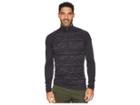 Smartwool Nts Mid 250 Pattern Zip T (charcoal/black) Men's Long Sleeve Pullover