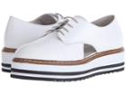 Summit By White Mountain Brody (white Leather) Women's Lace Up Casual Shoes