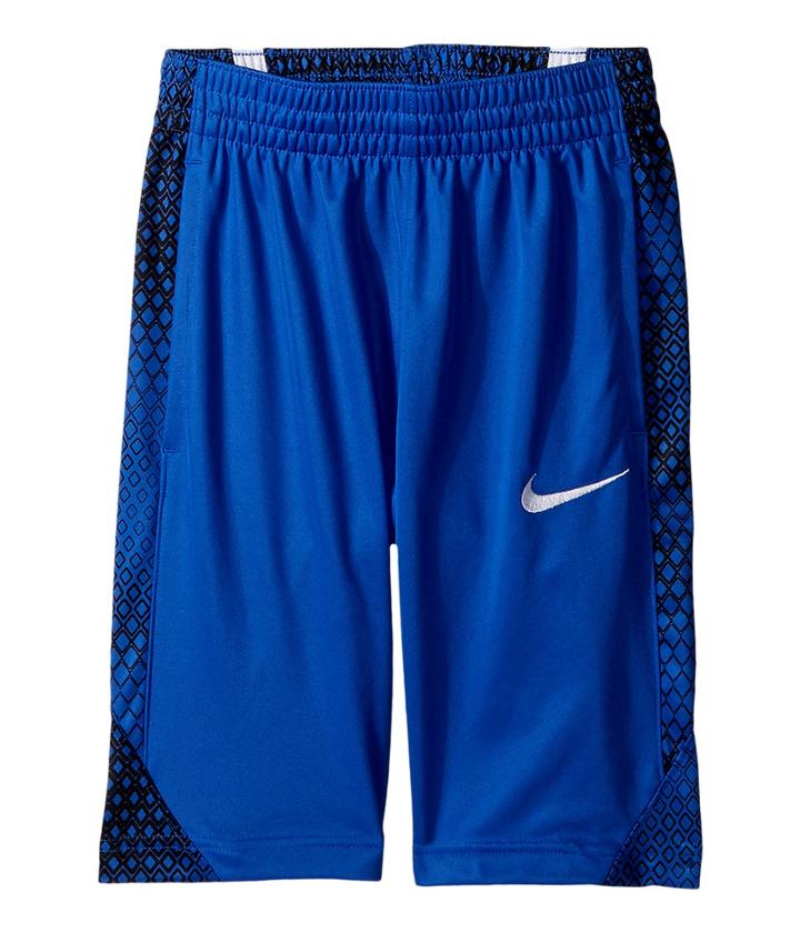 Nike Kids Dry Avalanche Print Basketball Short (little Kids/big Kids) (hyper Royal/white/white) Boy's Shorts