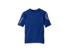 Volcom Kids Lido Solid Short Sleeve Rashguard (toddler/little Kids) (camper Blue) Boy's Swimwear