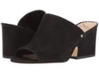 Sam Edelman Rheta (black Kid Suede Leather) Women's Slide Shoes
