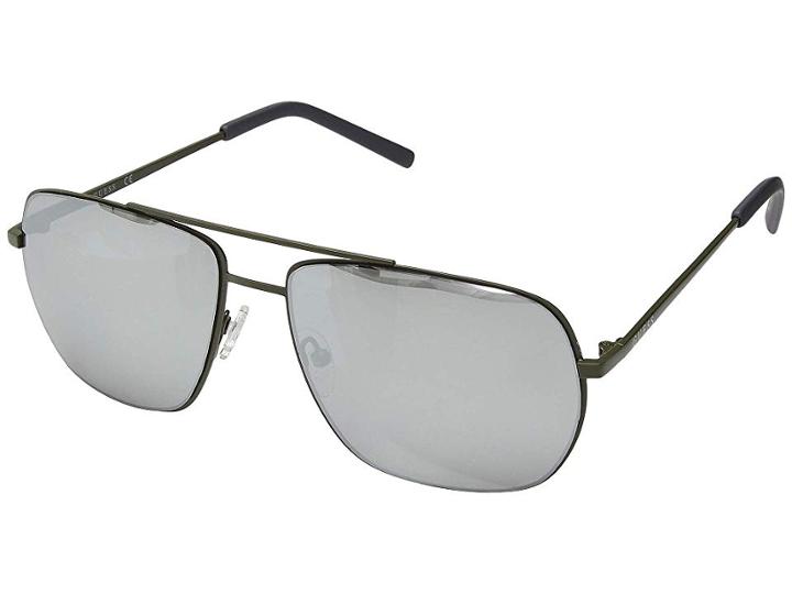 Guess Gf0196 (matte Light Green/smoke Mirror) Fashion Sunglasses