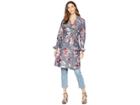 Jill Jill Stuart Nina Coat (rose Print) Women's Dress