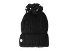 Betsey Johnson Pearl Jam Cuff Hat (black) Knit Hats