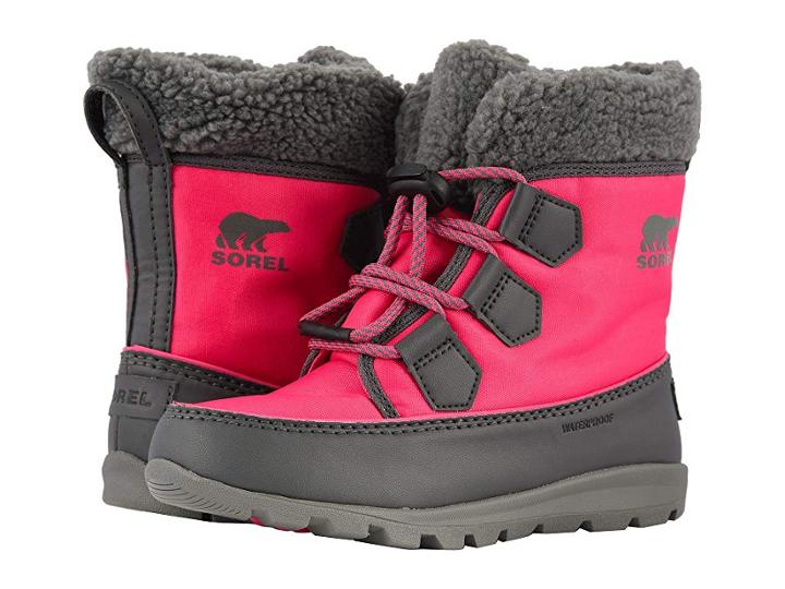 Sorel Kids Whitneytm Carnival (little Kid/big Kid) (ultra Pink/dark Grey) Girls Shoes