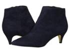 Sam Edelman Kinzey (baltic Navy Kid Suede Leather) Women's Dress Zip Boots