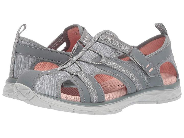 Dr. Scholl's Andrews (monument Grey Nubuck/fabric) Women's Sandals