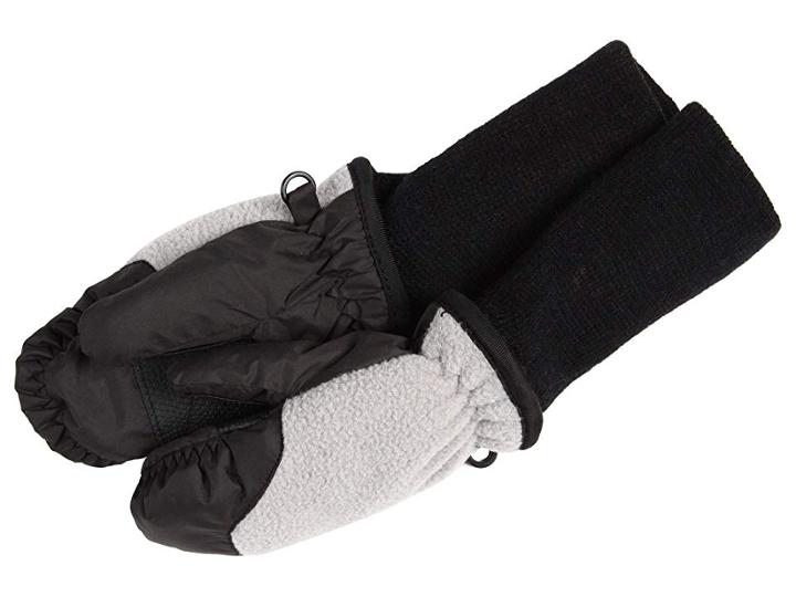Tundra Boots Kids Snowstoppers Fleece Mittens (grey) Extreme Cold Weather Gloves