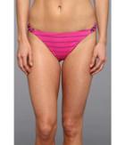 Carve Designs Andi Reversible Bikini Bottom (dandelion/raspberry) Women's Swimwear