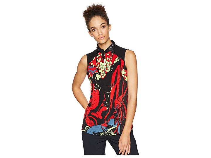 Jamie Sadock Octopus Print Sleeveless Top (joy Ride Red) Women's Clothing