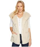 Dylan By True Grit Ultra Soft Sherpa Cozy Pocket Vest (oatmeal) Women's Vest