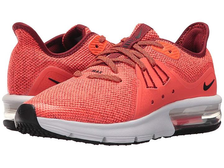 Nike Kids Air Max Sequent 3 (big Kid) (team Red/black/total Crimson/white) Boys Shoes