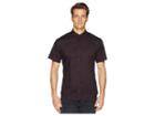 Billy Reid Short Sleeve Murphy Shirt (navy/red Field Line) Men's Short Sleeve Pullover