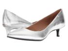 Calvin Klein Gabrianna Pump (silver 1) Women's 1-2 Inch Heel Shoes