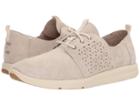 Toms Del Rey (birch Suede/mosaic Tile) Women's Lace Up Casual Shoes