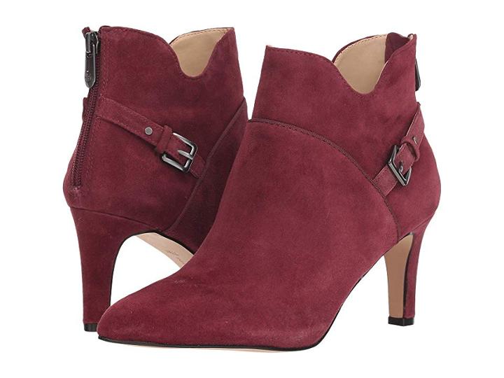 Adrienne Vittadini Shaye (merlot Kid Suede) Women's Shoes