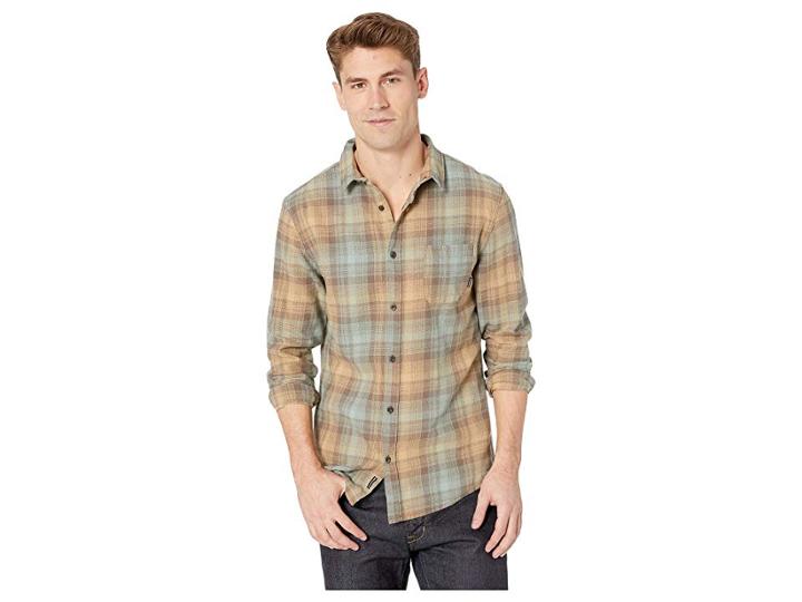 Quiksilver Fatherfly Flannel (falcon) Men's Clothing
