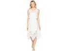 Wrangler Sleeveless Dress With Lace Front Shoulder (white) Women's Dress