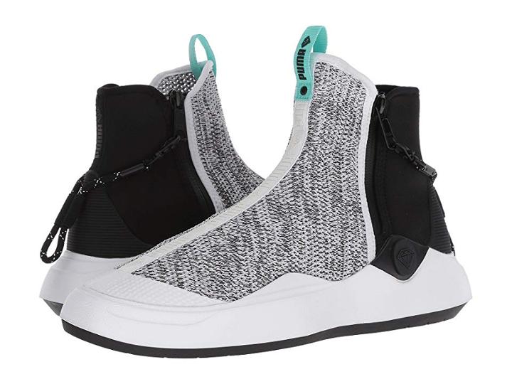 Puma Abyss Knit Diamond (puma White/puma Black) Men's Shoes