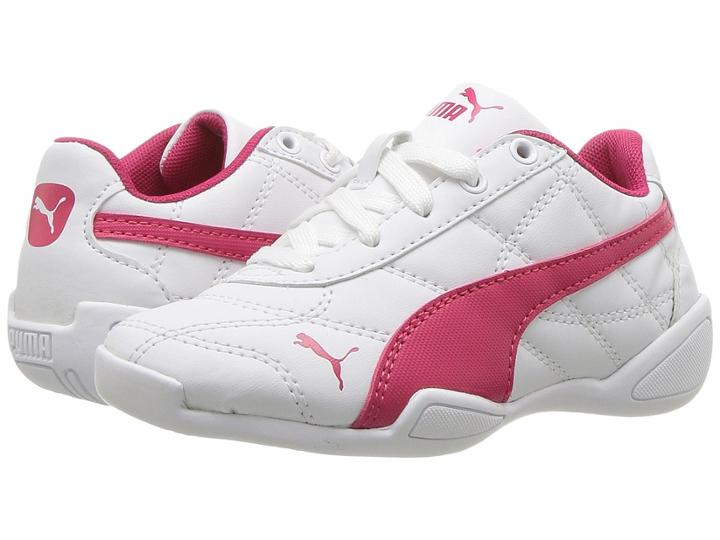 Puma Kids Tune Cat 3 Ps (little Kid/big Kid) (puma White/love Potion) Boys Shoes