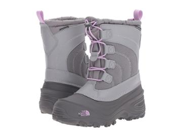 The North Face Kids Alpenglow Lace (toddler/little Kid/big Kid) (q-silver Grey/lupine Purple) Girls Shoes