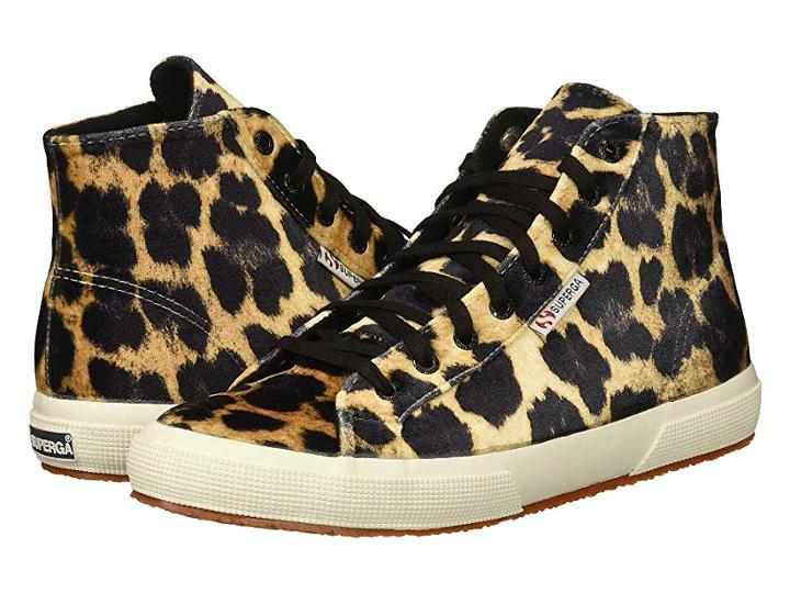 Superga 2795 Fanvelvetw (leopard 1) Women's Shoes