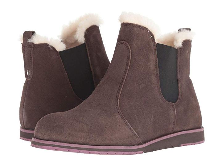 Emu Australia Kids Hartley (big Kid) (chocolate) Girl's Shoes
