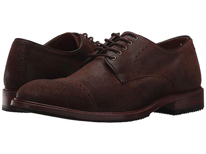 Trask Linwood (brown Waxed Suede) Men's Shoes
