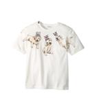 Dolce & Gabbana Kids Dog T-shirt (big Kids) (white Print) Girl's T Shirt