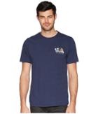 Volcom El Loro Loco Short Sleeve Custom Tee (navy) Men's T Shirt