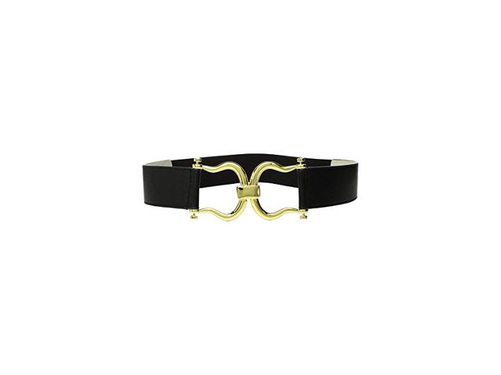 Lodis Accessories Interlock Adjustable Stretch Belt (black) Women's Belts