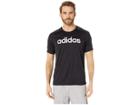 Adidas Designed To Move Big Logo Tee (black/white) Men's T Shirt
