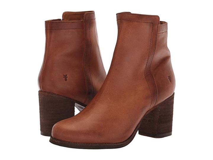 Frye Addie Inside Zip (cognac) Women's Zip Boots