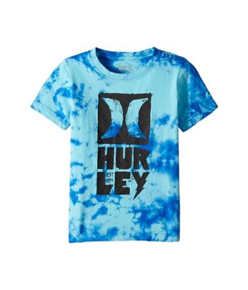 Hurley Kids Grungy Tee (little Kids) (pool Blue) Boy's T Shirt