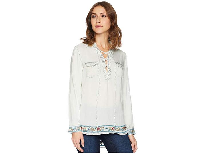 Scully Baya Beautiful Sexy Feel Fabric Blouse (mat) Women's Clothing