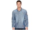 Levi's(r) Mens Ny Yankees Lsc Chambray Shirt (blue) Men's Clothing