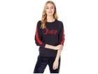 Juicy Couture Sweater Cashmere Juicy Color Block Pullover (regal) Women's Clothing