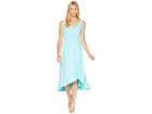 Calvin Klein Sweetheart Neck Asymmetric Hem Dress Cd8c11nh (seaglass) Women's Dress