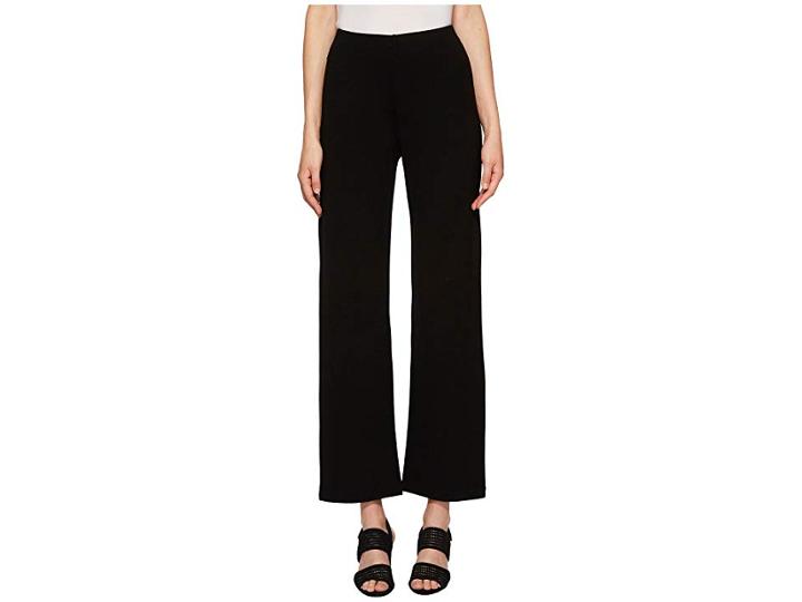 Eileen Fisher Straight Pants (black) Women's Casual Pants