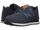 New Balance Kids Kl574v1 (little Kid) (blue/black) Boys Shoes