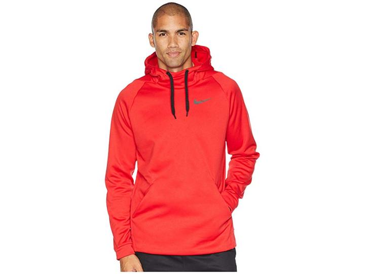 Nike Thermal Hoodie Pullover (university Red/black) Men's Sweatshirt
