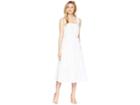 Michael Michael Kors Tiered Midi Dress (white) Women's Dress