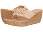 Sbicca Diddy (natural) Women's Wedge Shoes